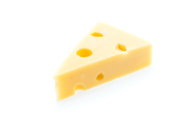 Cheese isolated on white