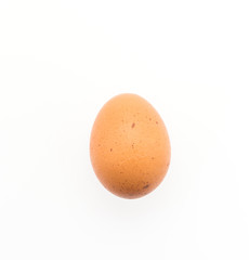 Eggs isolated on white