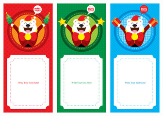 Christmas Banner Polar Bear