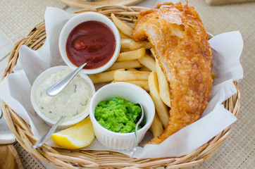 Fish and chips set