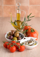 Marinated anchovies AND OLIVE OIL