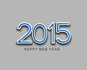 Happy new year 2015 Text Design