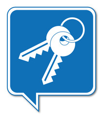 Logo clé, clés.