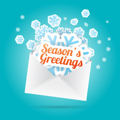 Season's Greetings Envelope