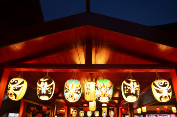 Japanese lantern or lamp  traditional lighting of Japan