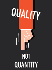 Word QUALITY vector illustration