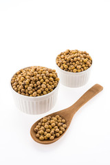 Soybean isolated on white background