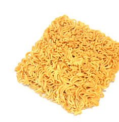 Noodles with white background