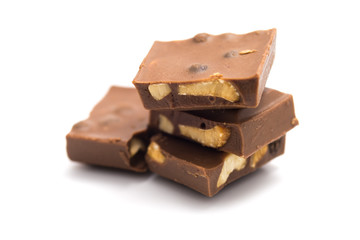 Cookie and nut chocolate