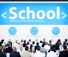 Business People Seminar School Concepts