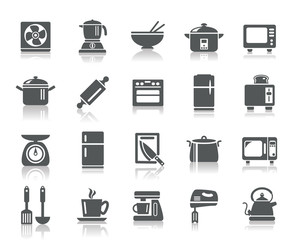 Kitchen Utensils Icons