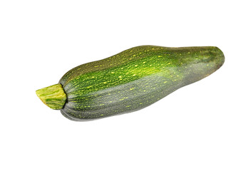 Vegetable marrow (zucchini), isolated on white background