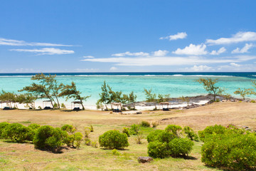 plage de l'anse Ally, côte est de l'île Rodrigues
