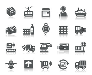Logistics and Transport Icons