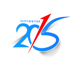 Happy new year 2015 Text Design