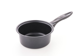 Iron pot isolated on white background