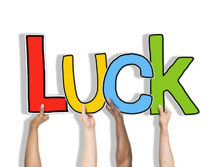 Luck Lucky Blessed Hands Holding White Background