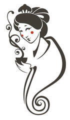 tea ceremony, vector commercial background