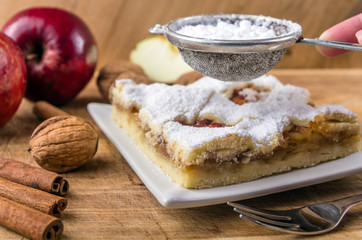 homemade apple cake