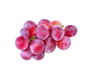 Grapes with white background