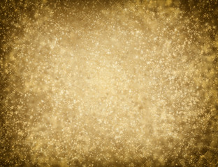 Golden glittering background