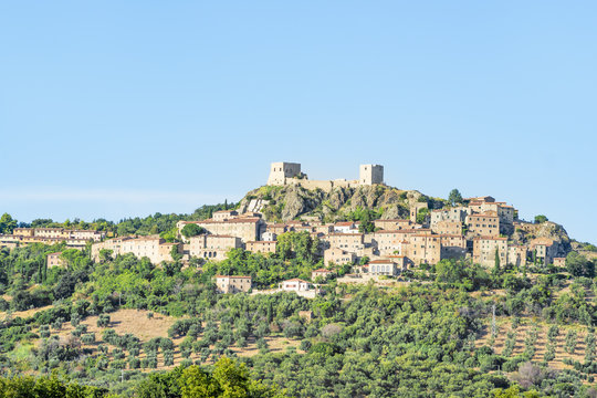 View to Montemassi Tuscany