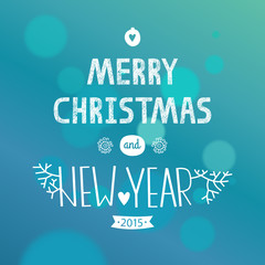 Vector christmas greeting card