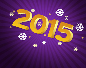 New Year 2015 - violet