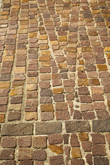 brick in   varano borghi   street lombardy italy