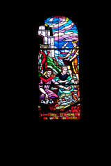 Vitrail de l'église , La Guérinière, Noimoutier, Vendée