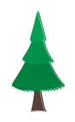 Fototapeta premium Christmas Tree Vector Design