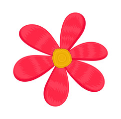 Pink Flower Design Vector