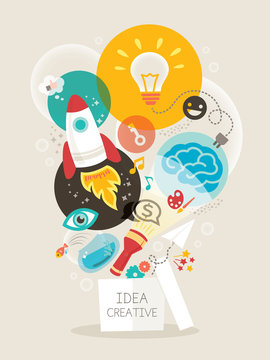 Creative idea Illustration