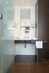 Obraz premium Modern toilet interior 