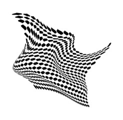 Wavy Labels Shapes Pattern