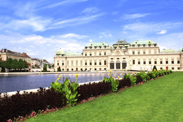 Obraz premium Belvedere palace, Vienna, Austria