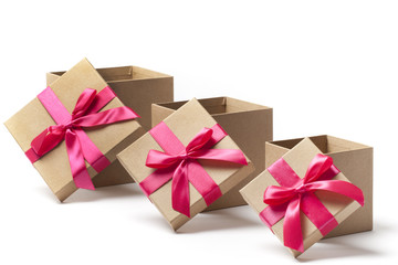 Open Gift Boxes - Stock Image