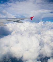Fototapeta premium Ocean of Clouds View from Window
