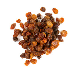 raisins isolated on white