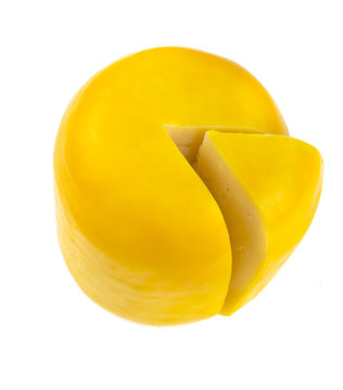 cheese head isolated on white