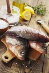 Crucian, fish