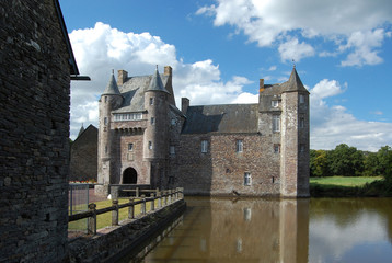 Fototapeta na wymiar Chateau de Trécesson