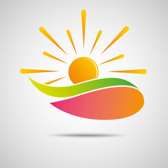 Sun Icon Vector Creative Design