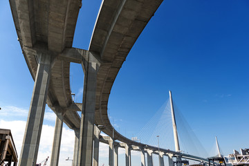 Stonecutters Bridge and the Tsing sha highway