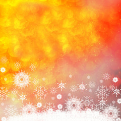 hermoso fondo de navidad con nieve