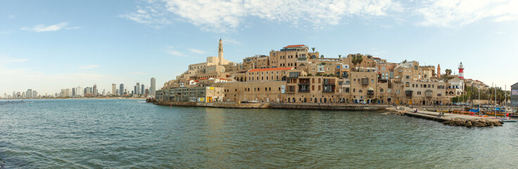 View of Jaffa with Tel Aviv in the background
