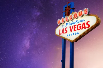 Fototapeten Willkommen im Las Vegas-Zeichen © somchaij