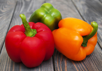 Colorful bell Peppers