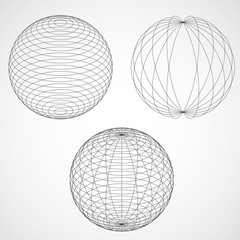 Abstract Design Sphere. Vector illustration