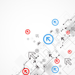 Abstract technology business background